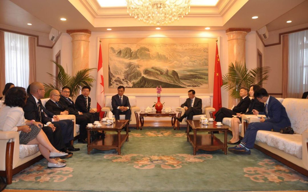 CCEC visits Chinese Embassy in Ottawa and Senate of Canada